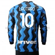 Camisetas De Futbol Baratas Inter Milan Lautaro Martinez 10 Primera Equipación Manga Larga 2020-21..